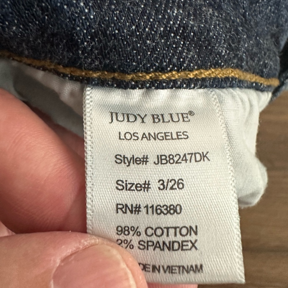 Judy Blue Skinny Fit Jeans Size 3/26 Gently Worn - Picture 6 of 6